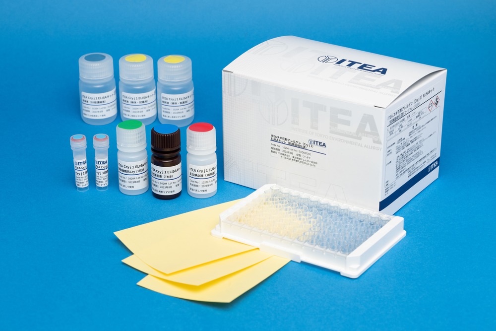 ITEA スギ花粉アレルゲン （Cry j 1） ELISA キット （抗体固相化済）